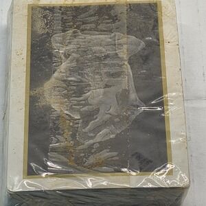 VTG‎ Schnauzer Dog Portrait Playing Cards Deck | Sealed | 1970s-80s Animal Art